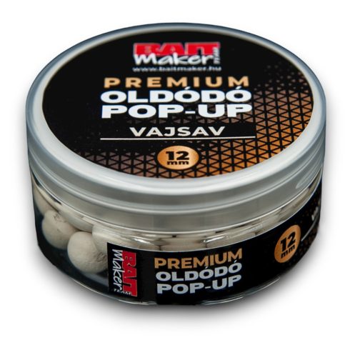 Premium Oldódó Pop Up  12 mm Vajsav 25 g