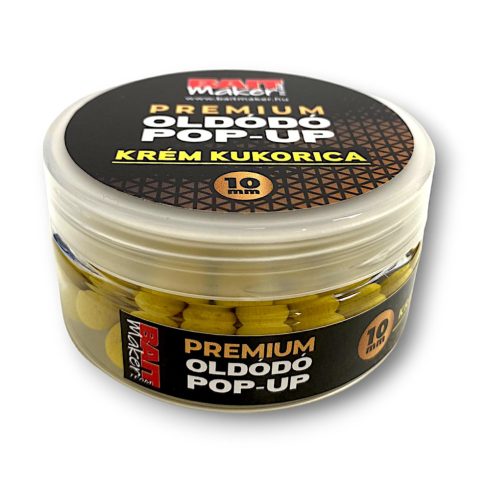 Premium Oldódó Pop Up  10 mm Krém Kukorica 25 g